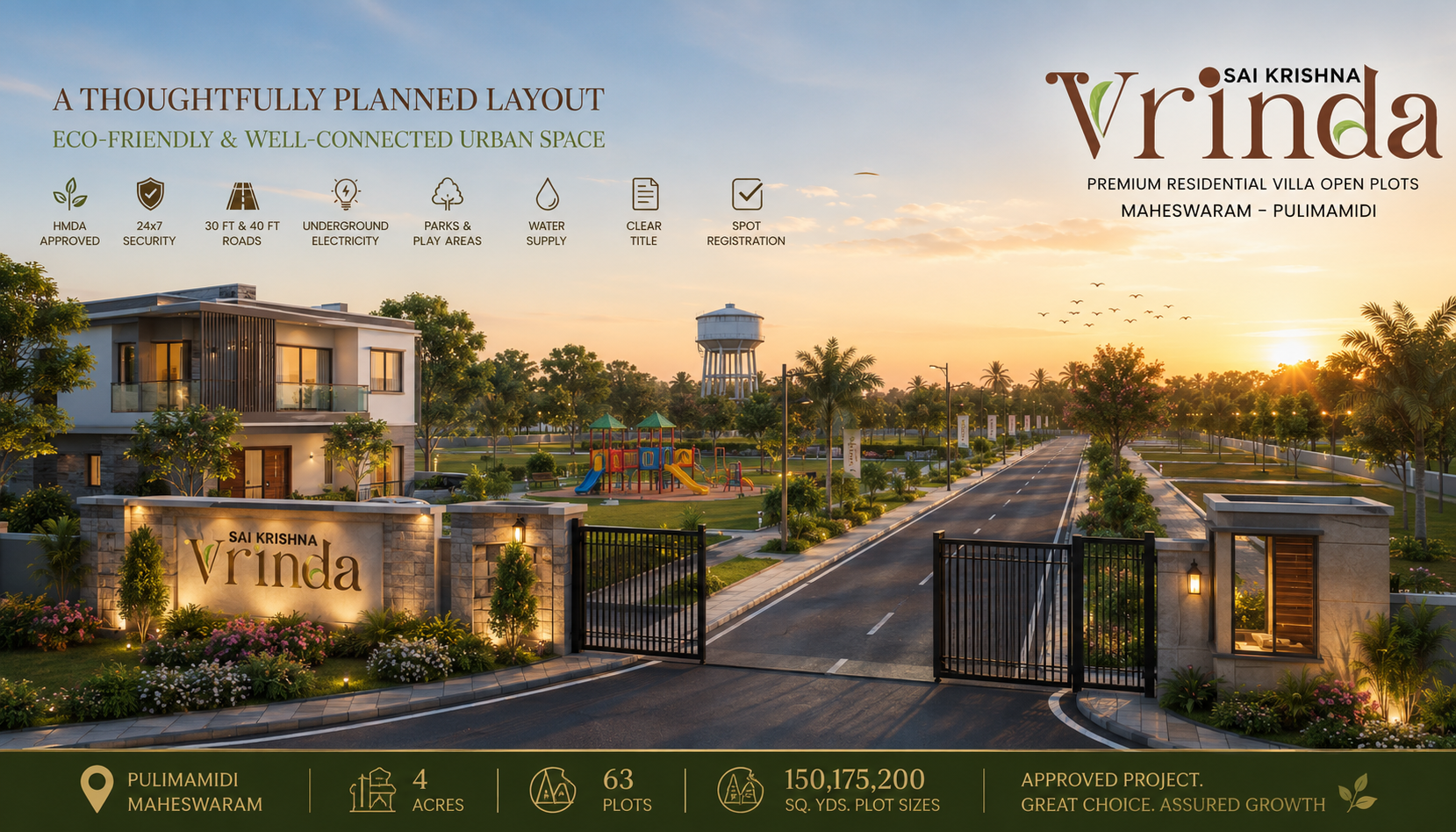 Sai Krishna Vrinda layout view